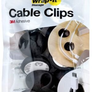 Wrap-It Storage - Cable Clips - Black