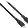 Insignia™ - 6' Lightning to USB-C Charge-and-Sync Cable - Black