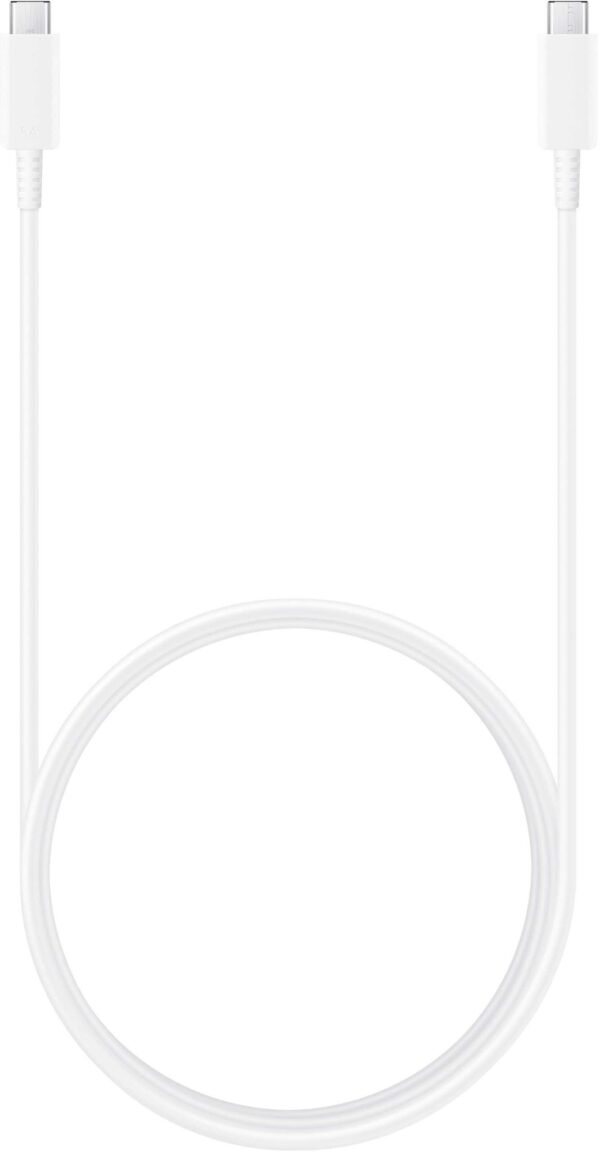 Samsung - 65W 6' USB Type C-to-USB Type C Device Cable - White